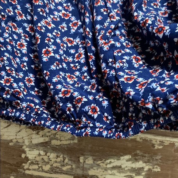 Garage Floral Cropped Summer Top, Size L - Picture 4 of 4